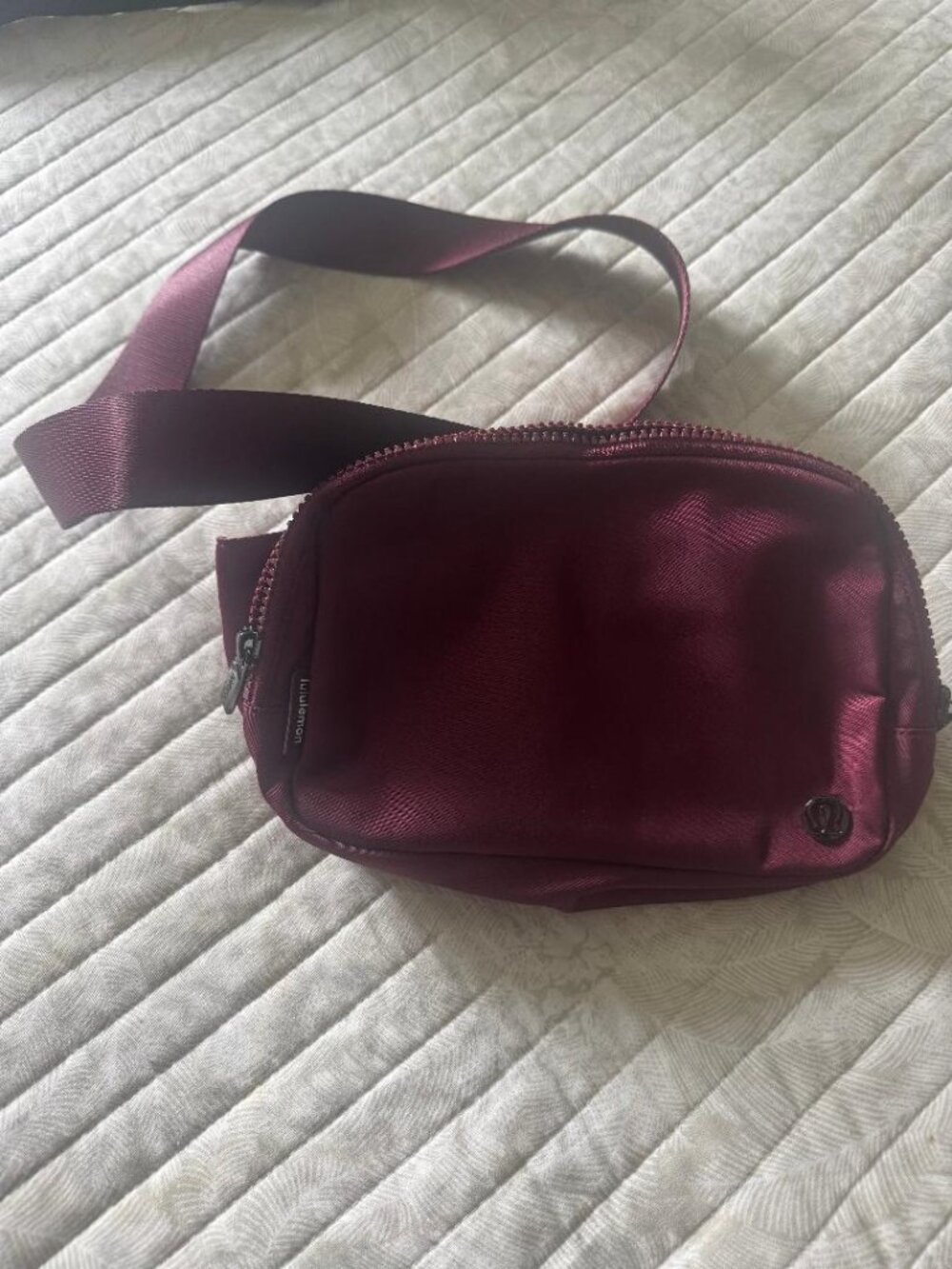 Lululemon Everywhere Belt Bag in a gorgeous, rich burgundy tone